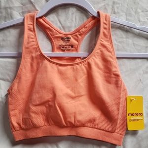 BNWT MORERA SPORTS BRA PEACH SIZE SMALL